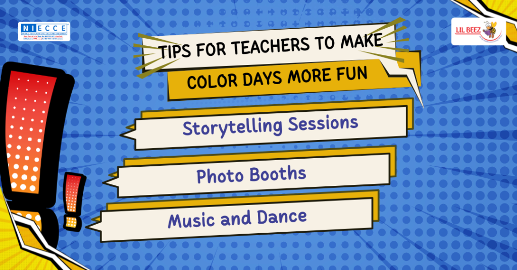 Creative Ideas for Celebrating Color Days in Preschools | How to Celebrate | Activities | Props